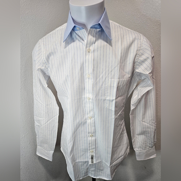 Geoffrey Beene NWOT classic fit men's button long-sleeve 15 - Picture 1 of 6